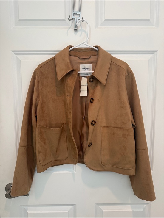 Abercrombie & Fitch Jackets & Blazers - Abercrombie & Fitch Women's Vegan Suede Jacket